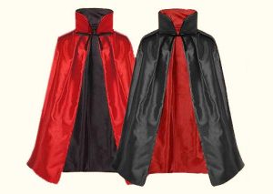 Cape de Sorcier en Satin Rouge